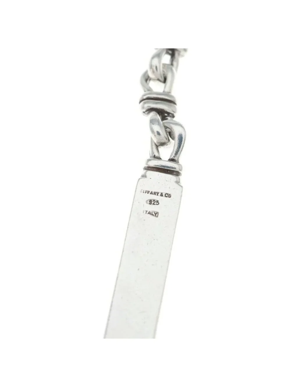 Tiffany & Co Vintage Knot Link ID Bracelet Not Silver